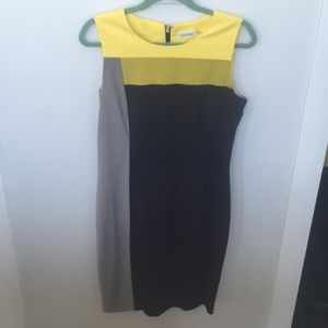 Calvin Klein Color Block Dress